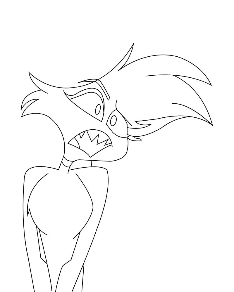 Hazbin Hotel Coloring Pages 10