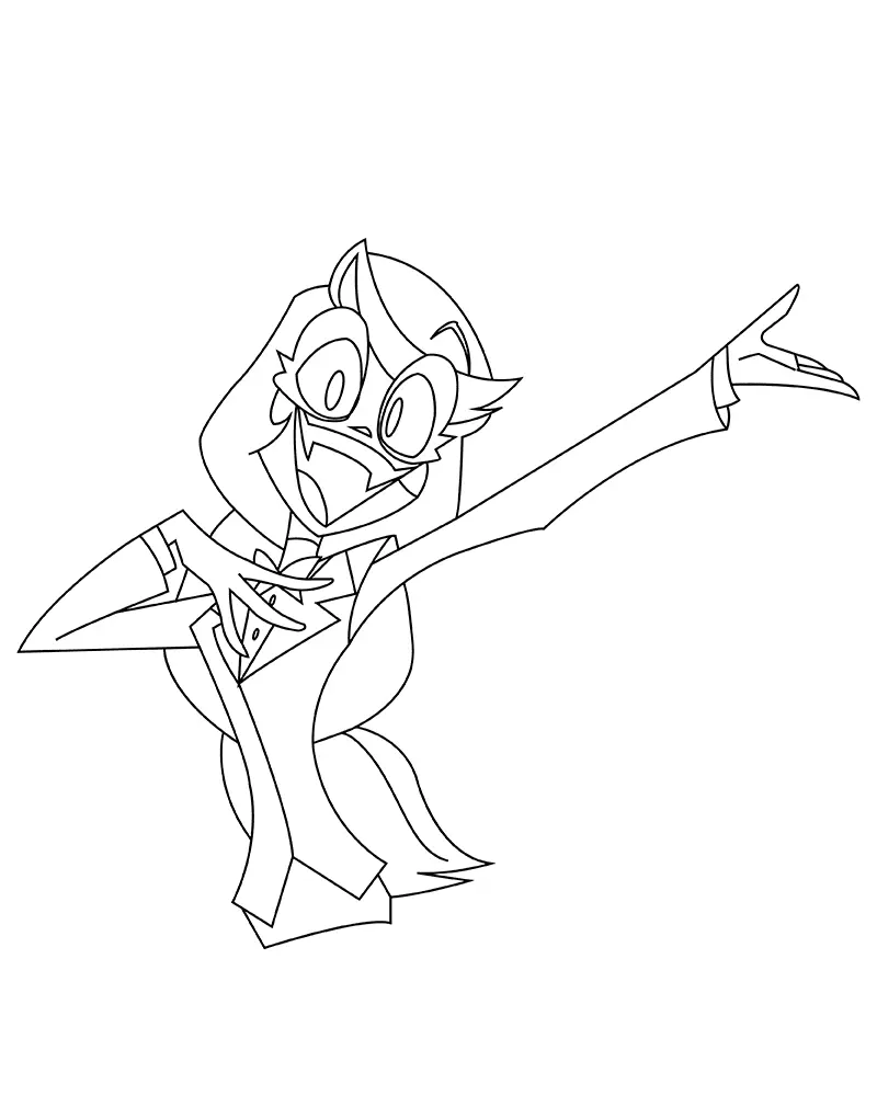 Hazbin Hotel Coloring Pages 13