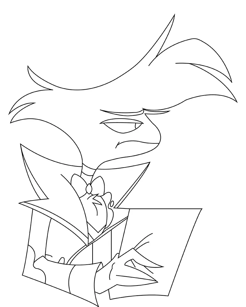 Hazbin Hotel Coloring Pages 14