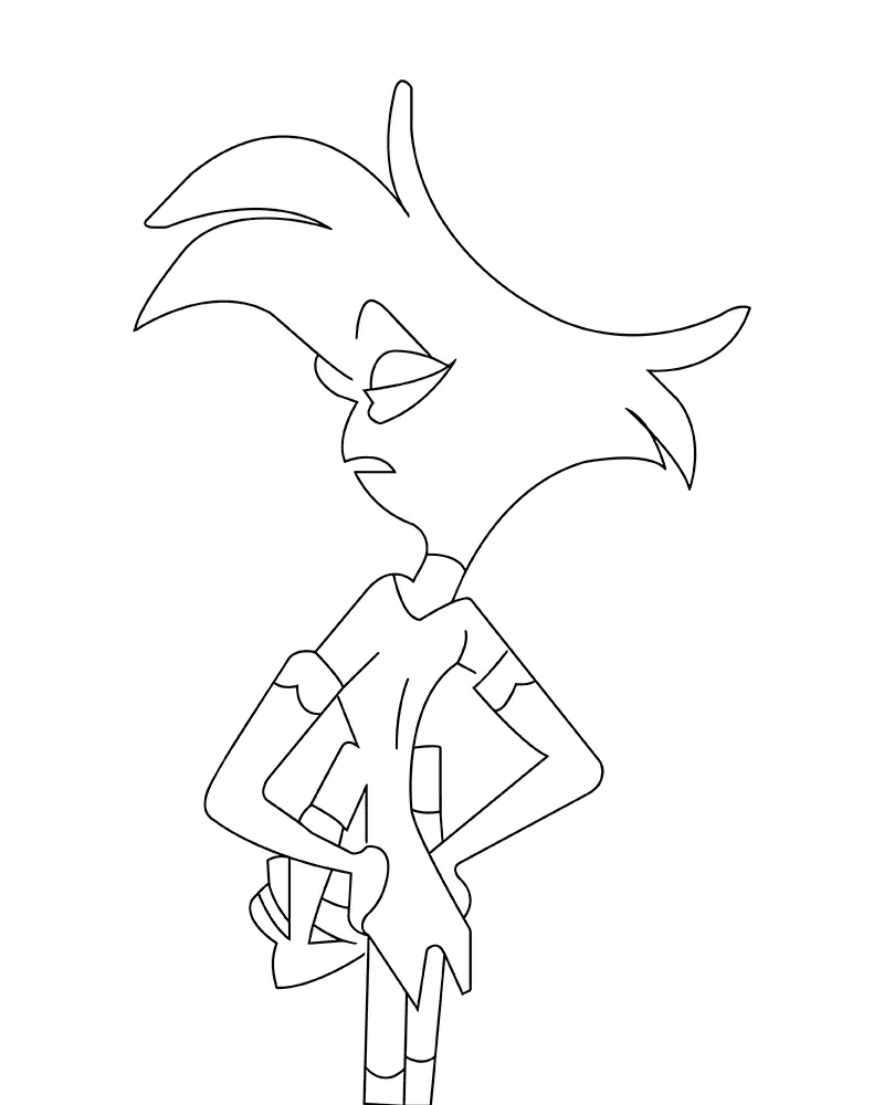 Hazbin Hotel Coloring Pages 18