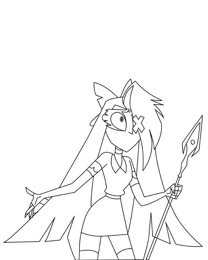 Hazbin Hotel Coloring Pages 21