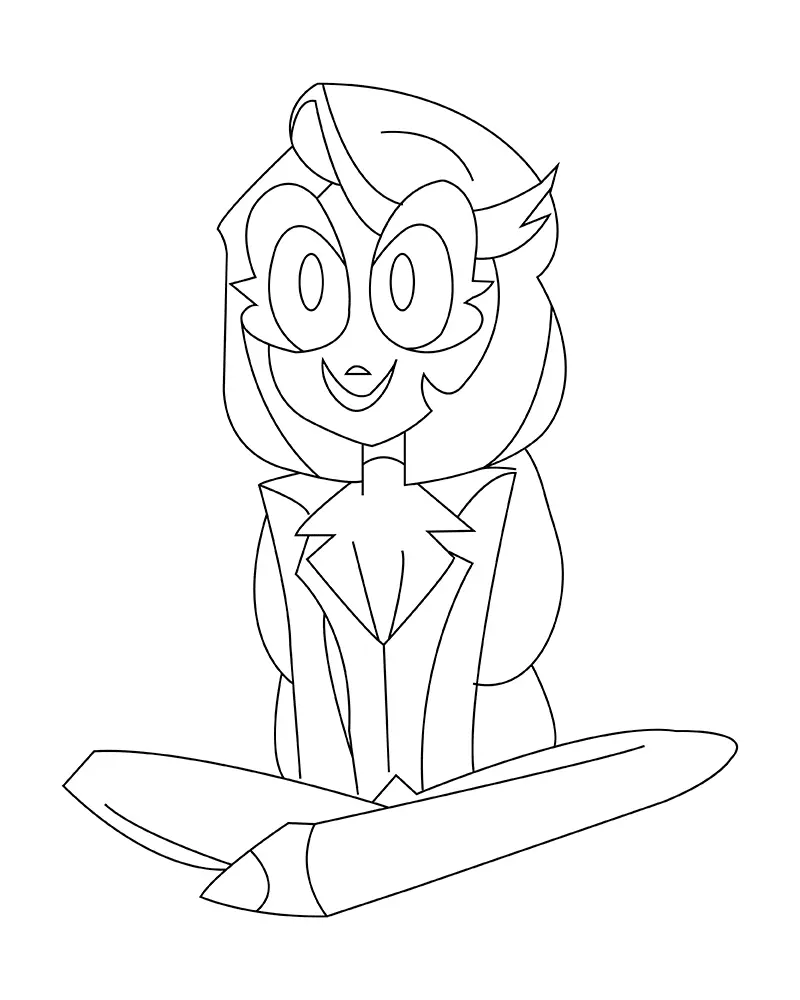 Hazbin Hotel Coloring Pages 22