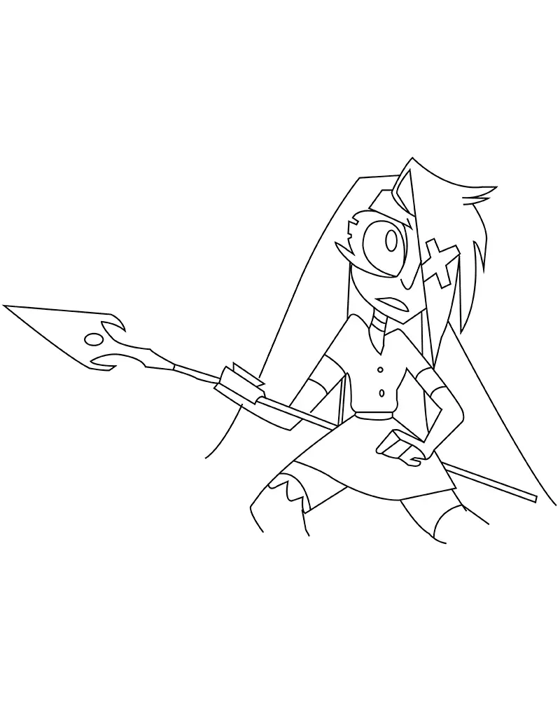 Hazbin Hotel Coloring Pages 27