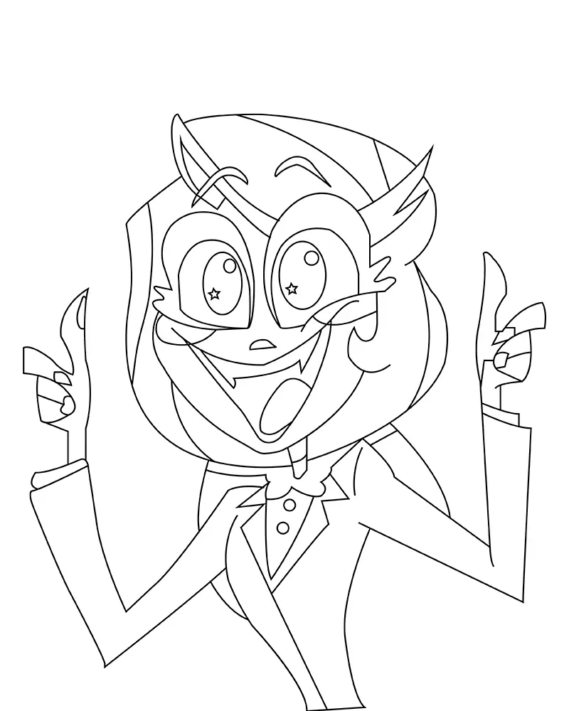 Hazbin Hotel Coloring Pages 29