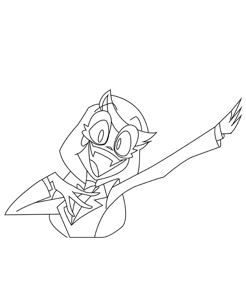 Hazbin Hotel Coloring Pages 4