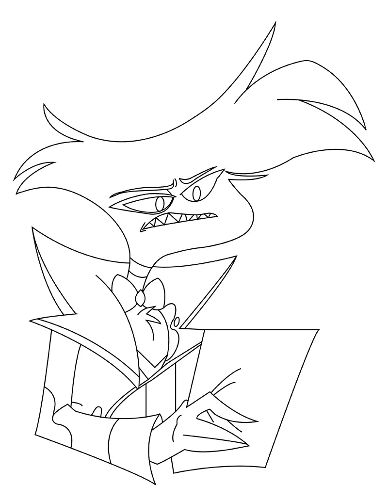 Hazbin Hotel Coloring Pages 7