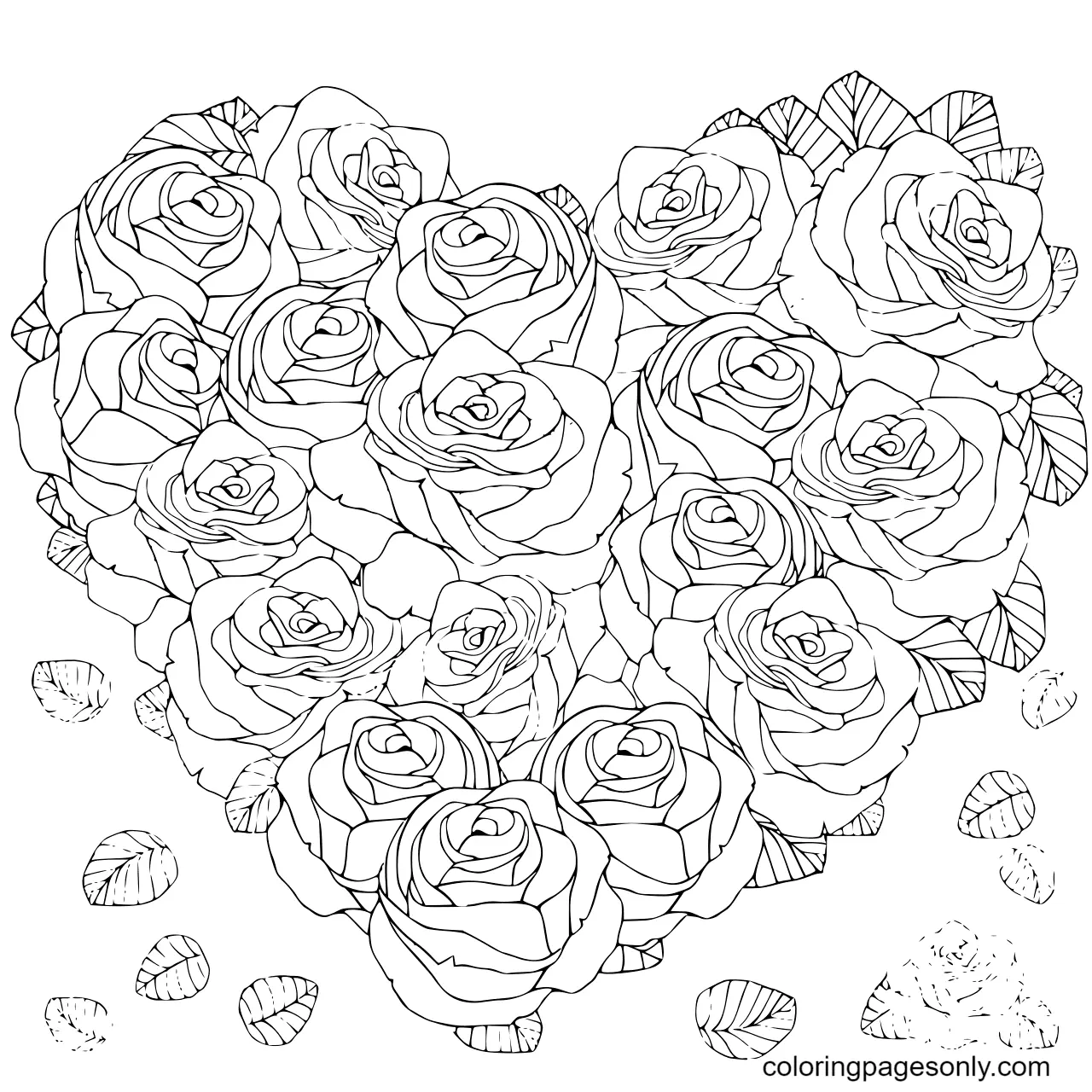 Heart Coloring Pages 43