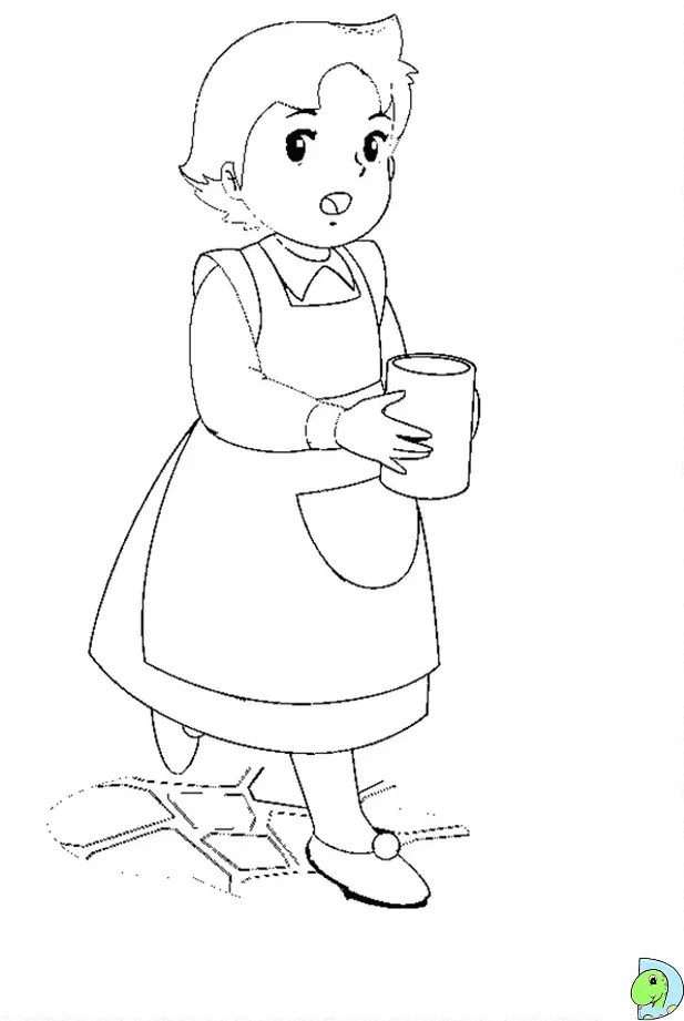 Heidi Coloring Pages 16