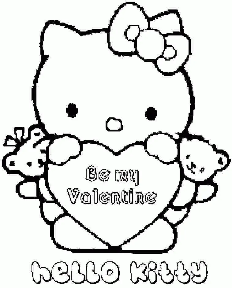 Desenhos de Namorados Da Hello Kitty Para Colorir 10