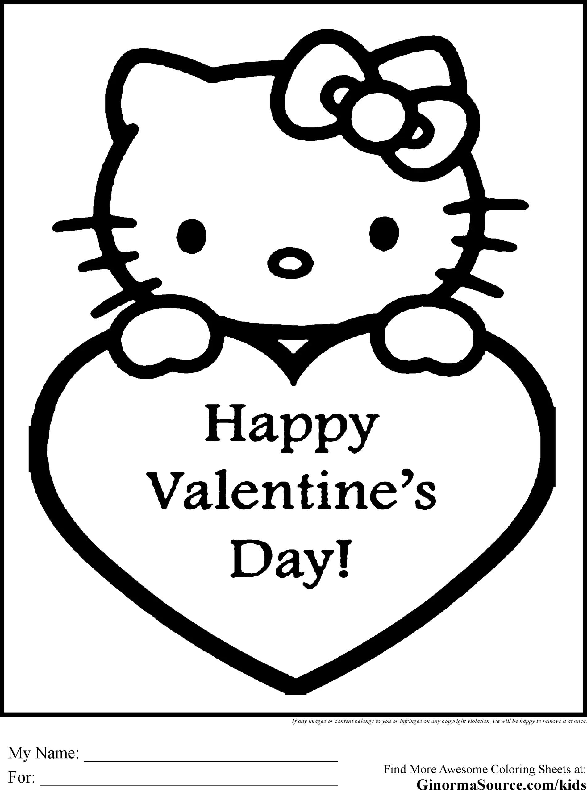 Desenhos de Namorados Da Hello Kitty Para Colorir 12