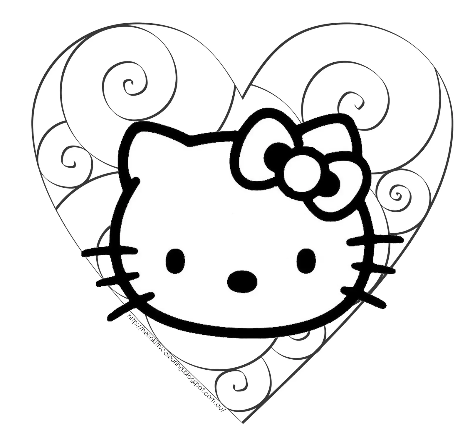 Desenhos de Namorados Da Hello Kitty Para Colorir 14