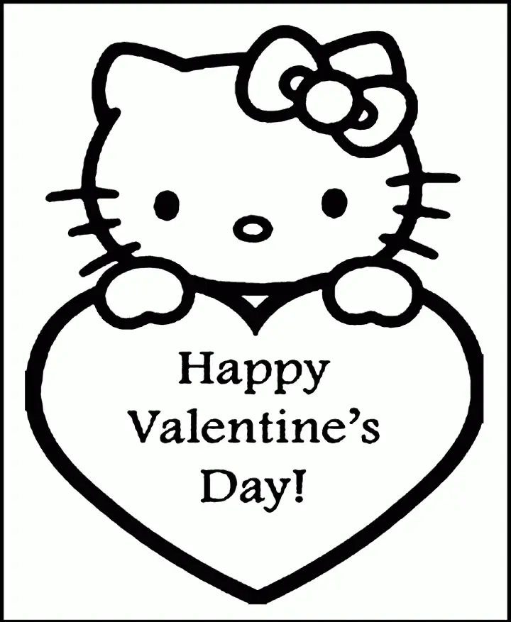 Desenhos de Namorados Da Hello Kitty Para Colorir 2