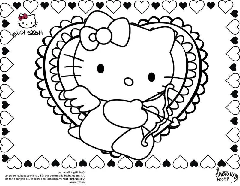 Desenhos de Namorados Da Hello Kitty Para Colorir 26