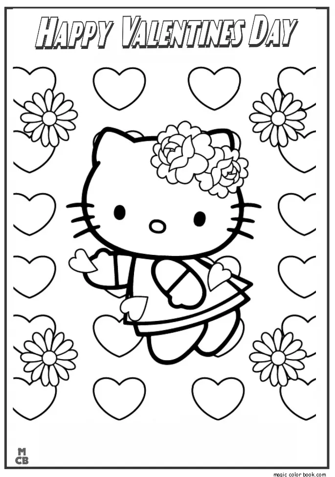 Desenhos de Namorados Da Hello Kitty Para Colorir 28
