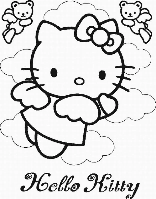 Desenhos de Namorados Da Hello Kitty Para Colorir 32