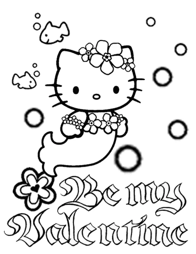 Desenhos de Namorados Da Hello Kitty Para Colorir 33