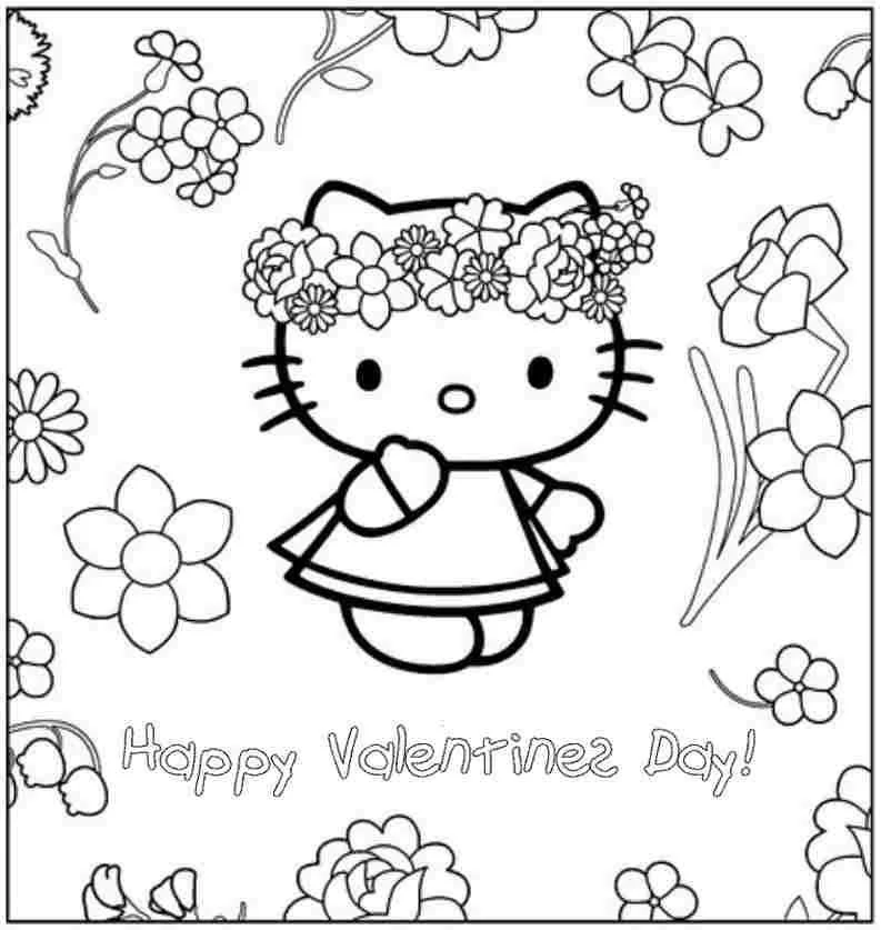 Desenhos de Namorados Da Hello Kitty Para Colorir 5