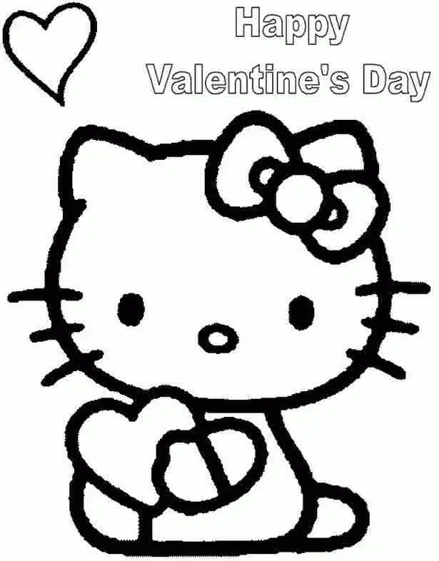 Desenhos de Namorados Da Hello Kitty Para Colorir 9
