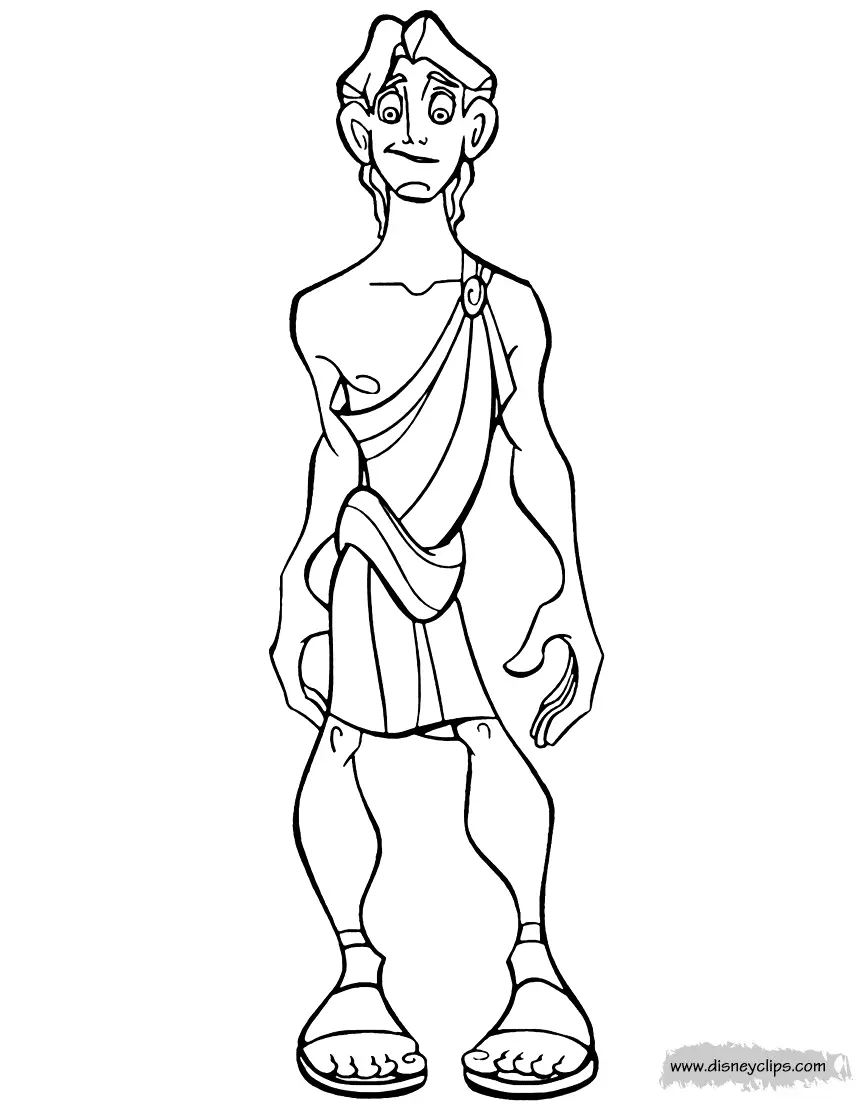 Desenhos de Hercules Para Colorir 30