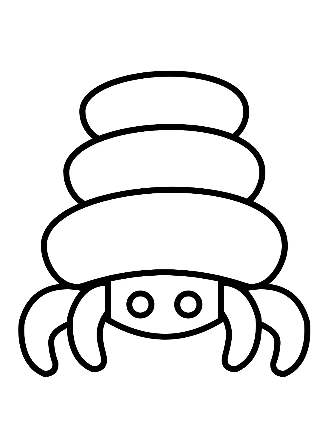 Hermit Crab Coloring Pages 7