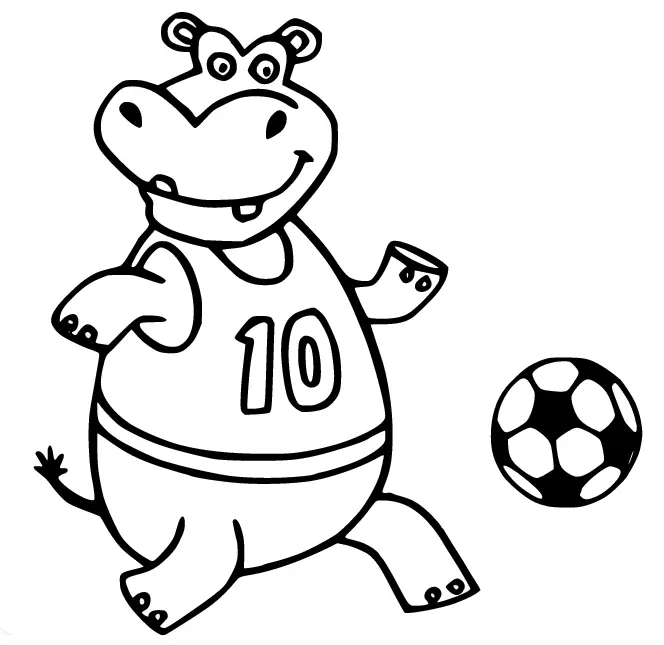 Hippo Ausmalbilder 49