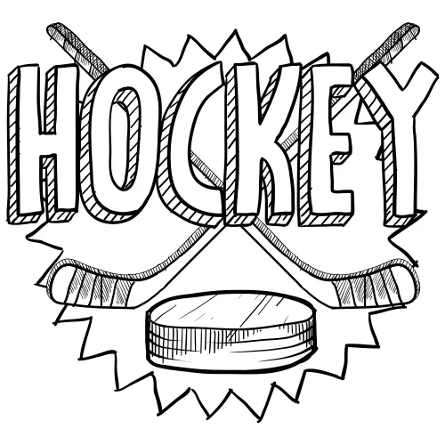 Ausmalbilder Hockey 4