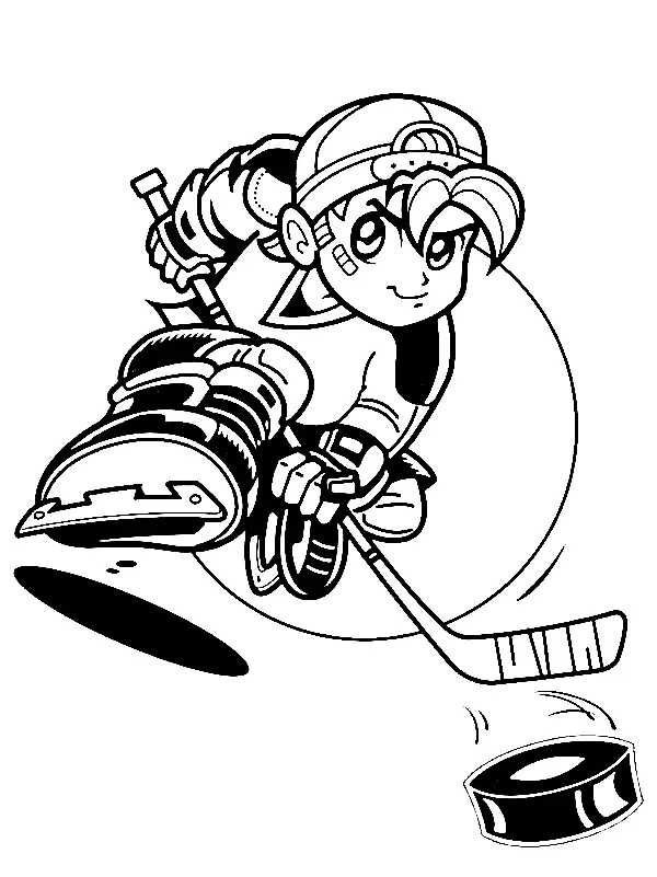 Ausmalbilder Hockey 44