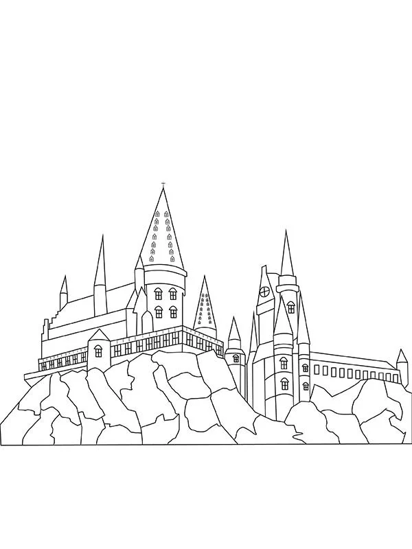 Hogwarts Ausmalbilder 15
