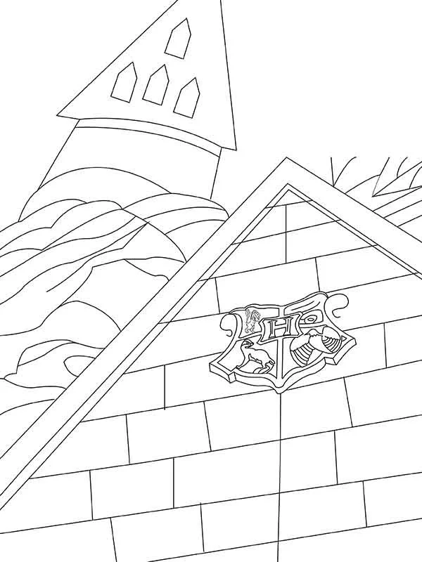 Hogwarts Ausmalbilder 2
