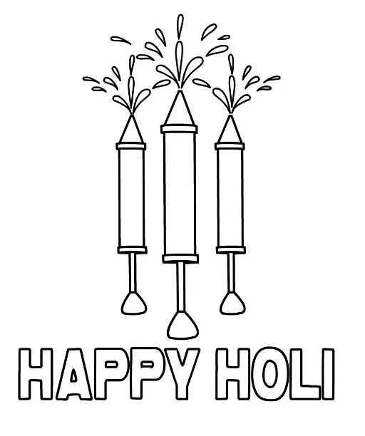 Desenhos de Holi Coloring Pages 14