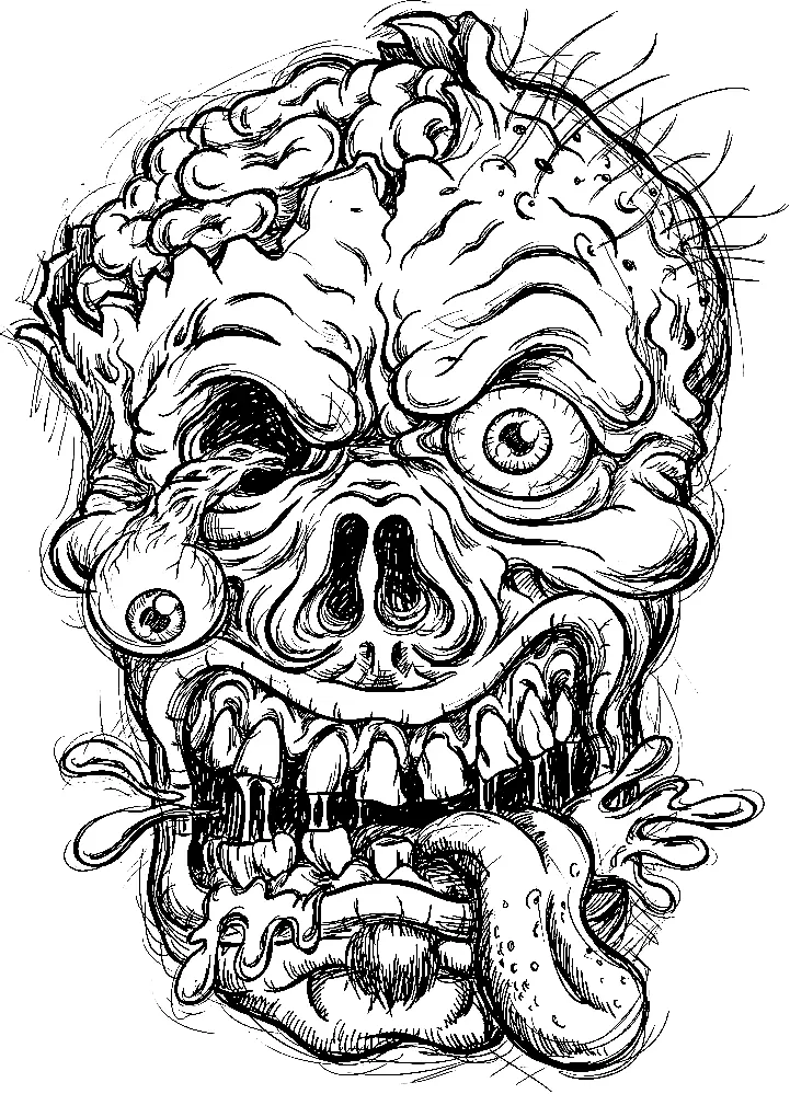Horror Coloring Pages 10