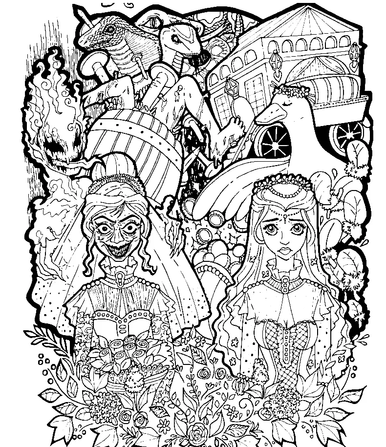 Horror Coloring Pages 14