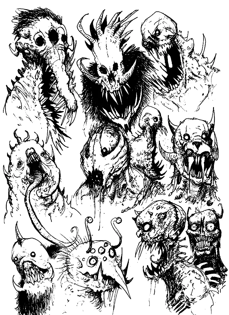 Horror Coloring Pages 19