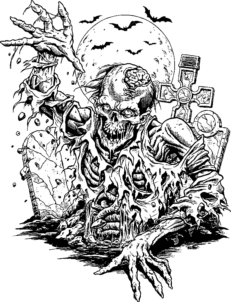 Horror Coloring Pages 22