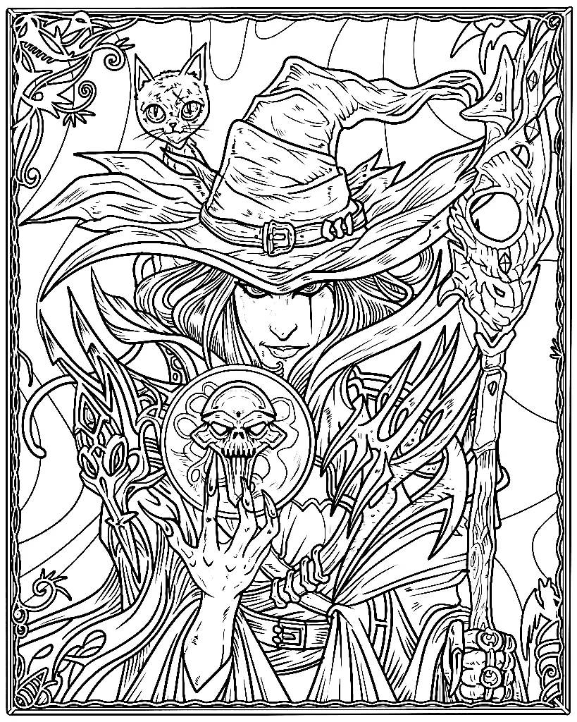 Horror Coloring Pages 24
