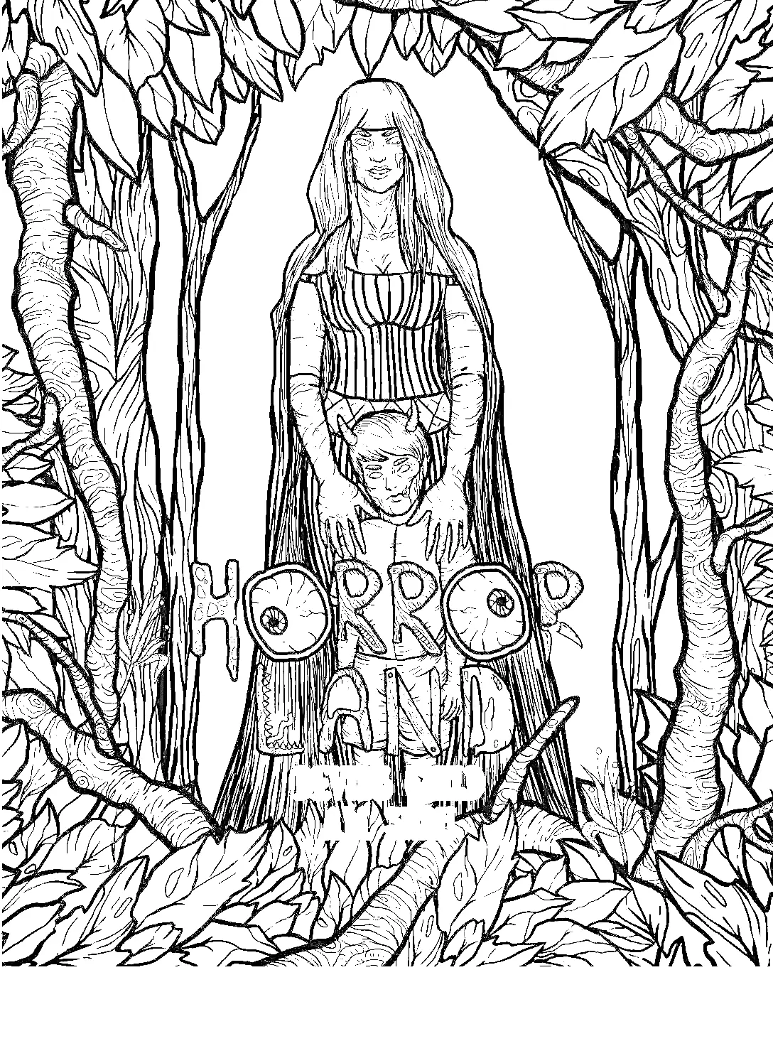 Horror Coloring Pages 25