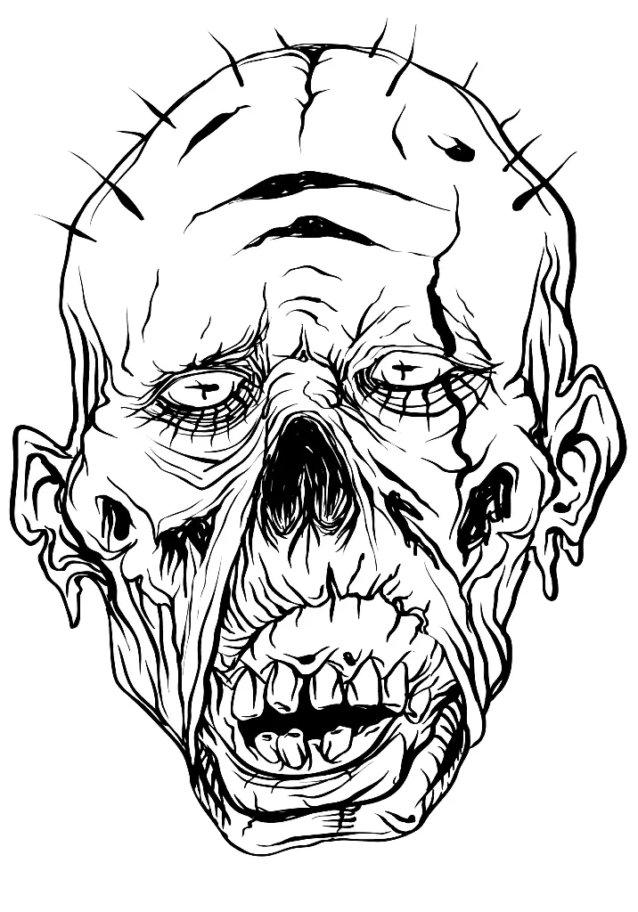 Horror Coloring Pages 4