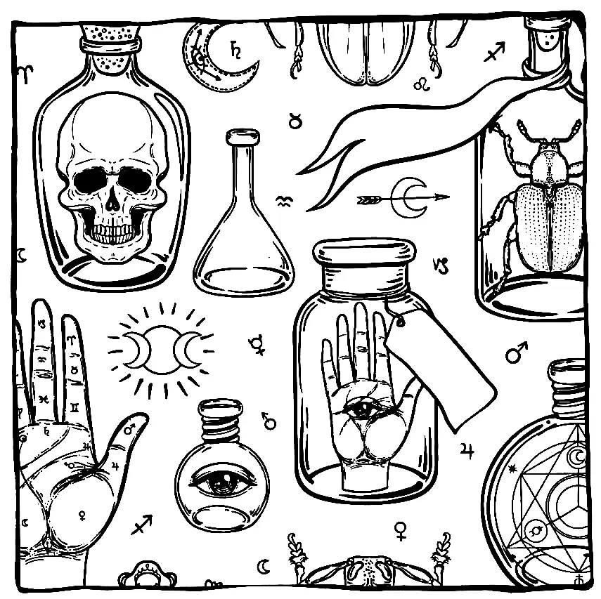 Horror Coloring Pages 8