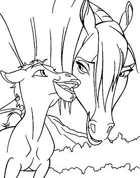 Horse Coloring Pages 103