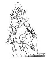 Horse Coloring Pages 113