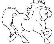 Horse Coloring Pages 71