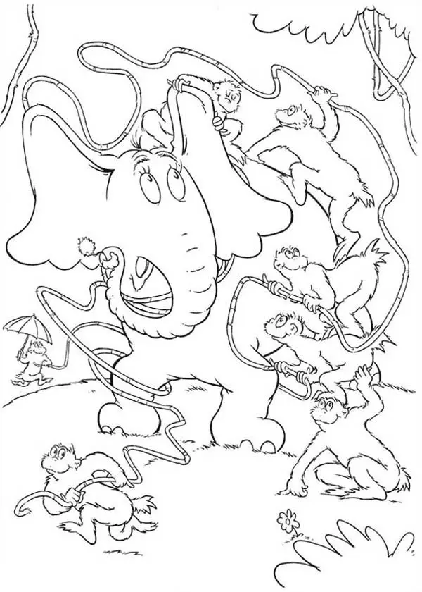 Horton Hears a Who Coloring Pages