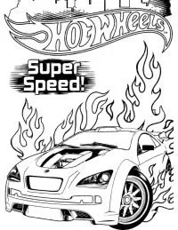 Hot Wheels Ausmalbilder 23