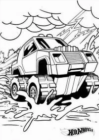 Hot Wheels Coloring Pages 51