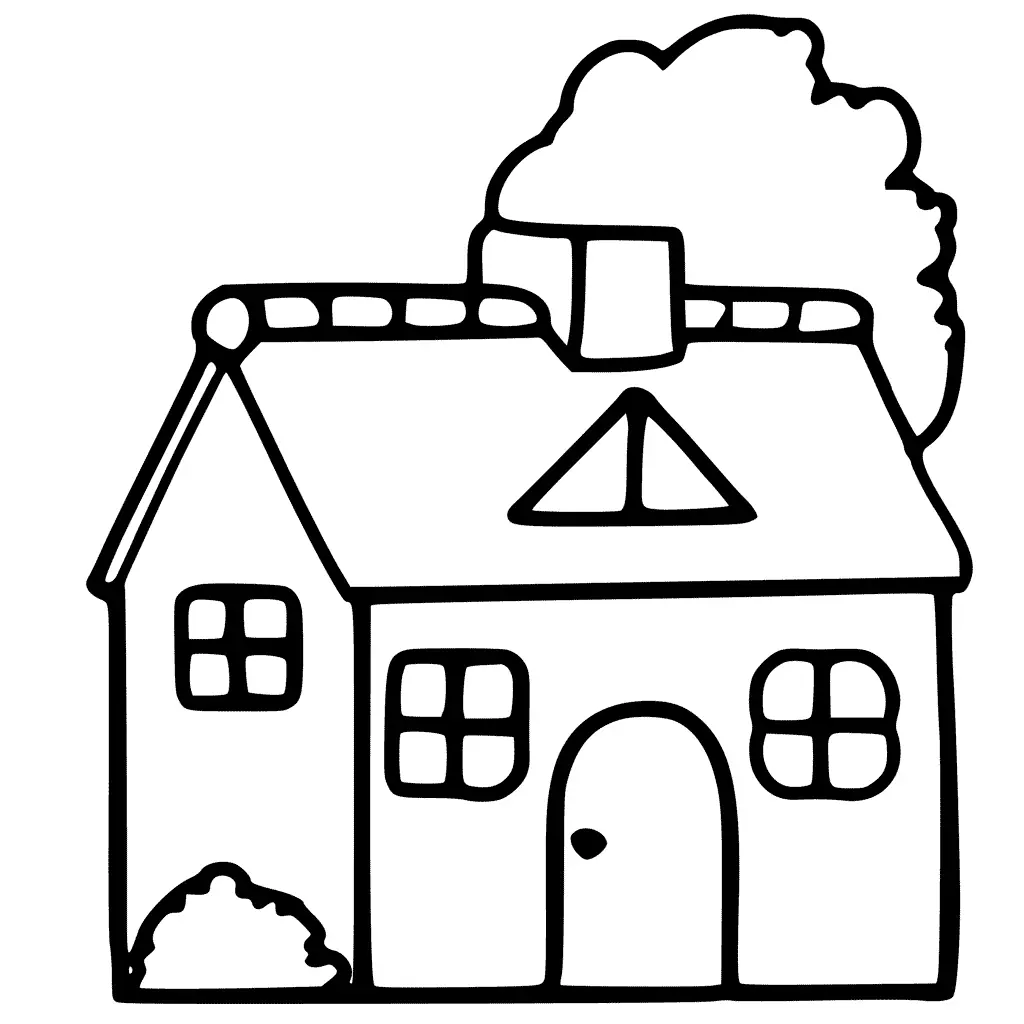 Haus Ausmalbilder 25