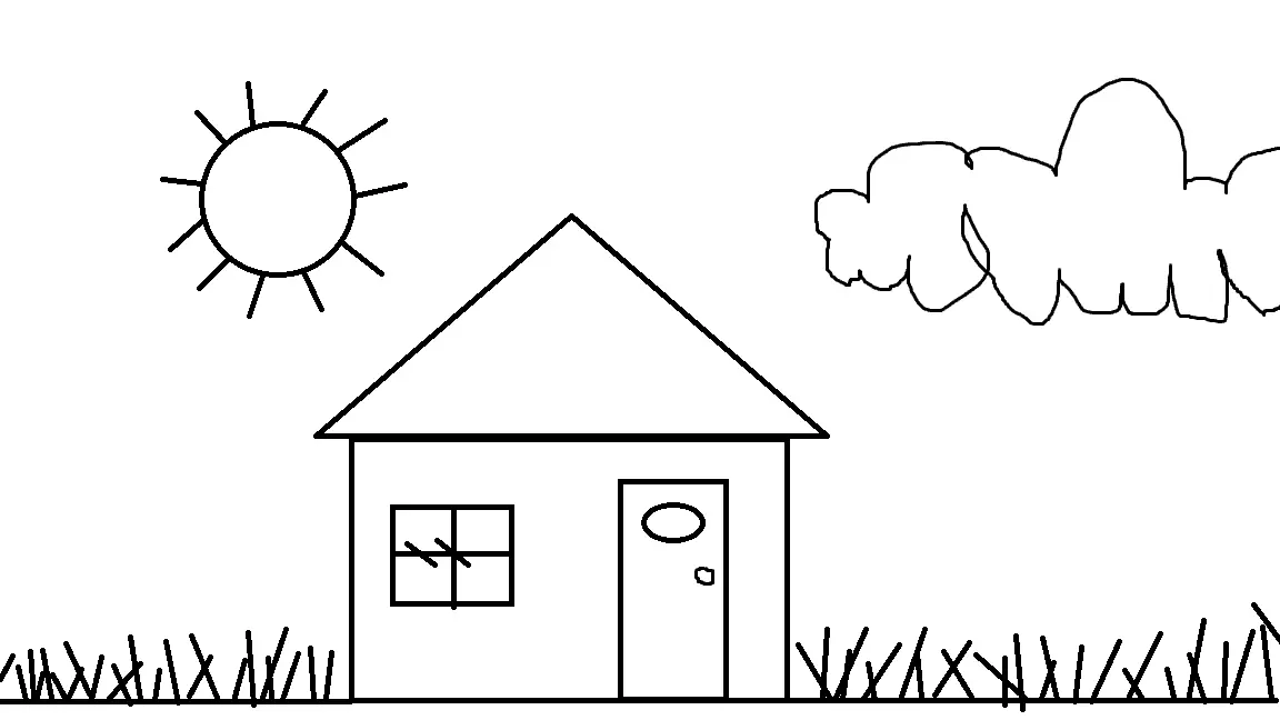 Haus Ausmalbilder 44