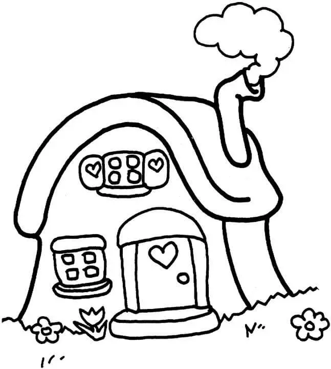 Haus Ausmalbilder 47