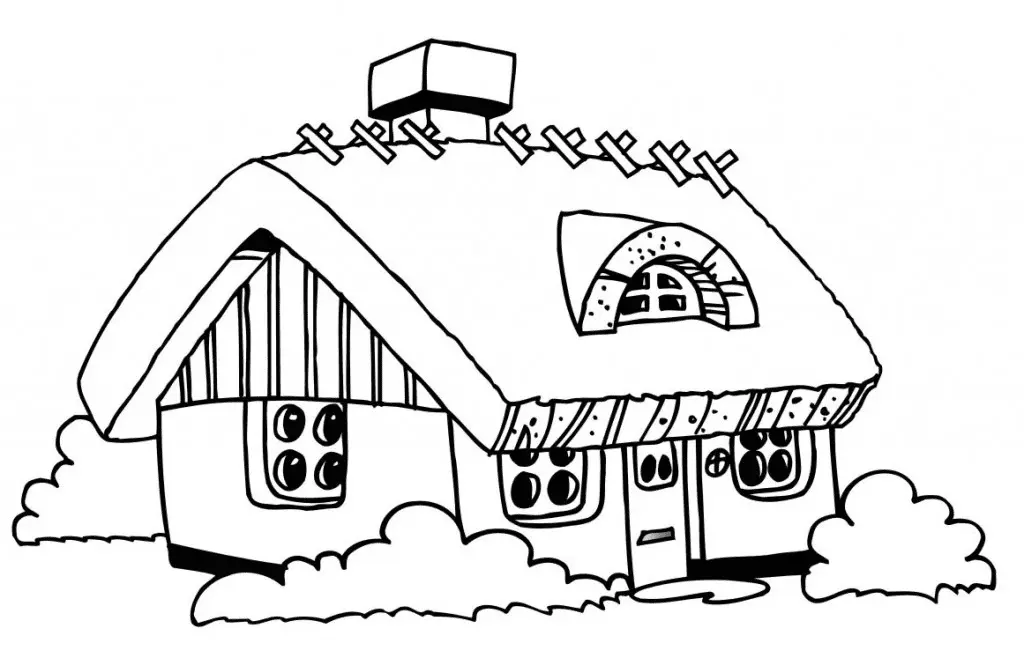 Haus Ausmalbilder 48