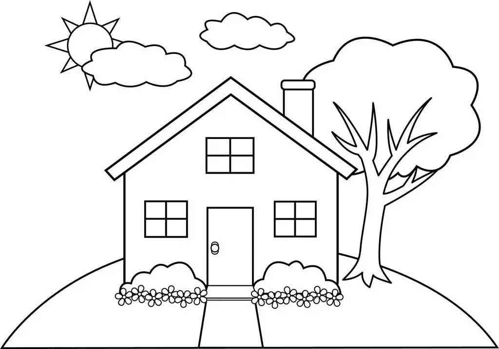 Haus Ausmalbilder 7