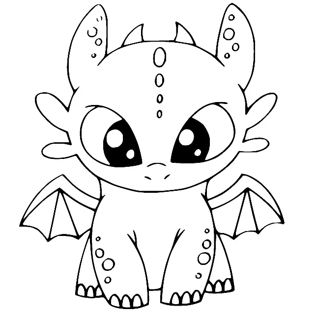 How to Train Your Dragon Coloring Pages 1